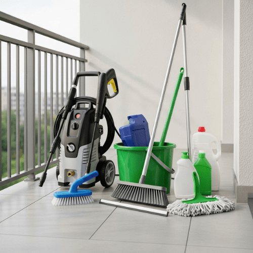 balcony cleaning